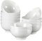 LOVECASA, SWEET Serie Müslischalen aus Porzellan, 12-teilig, 660 ml, 15 cm, Teller Farbe Pure