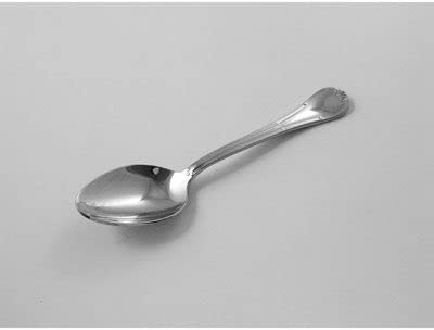 Premier Housewares Stainless Steel Dessert Spoon/Durable Stainless Steel Bead Dessert Spoon/Dishw Safe Spoon/Suitable for Everyday Use/Adding Style To Your Cutlery Drawer 2 x 0.5 x 19