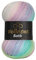 Wollbiene Batik Wolle mit Farbverlauf mehrfarbig 100g Multicolor Strickwolle Häkelwolle (2010 grün rosa weiß pastell)