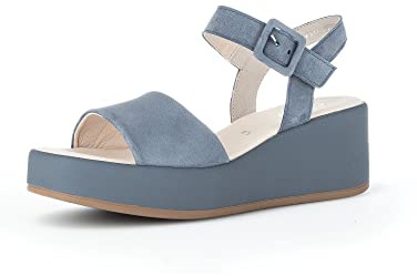 Gabor Damen Keilsandalen, Frauen Sandalen,Best Fitting,offene Schuhe,Strandschuhe,Keilsandaletten,Keilabsatz,Wedge-Heel,Nautic,39 EU / 6 UK
