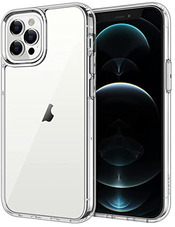 MAXIMUM RANGE E-SELLERS Case for iPhone 12 Pro Max Case 6.7-Inch, Shockproof Bumper Phone Cover, Anti-Yellowing Clear Back Compatible with iPhone 12 Pro Max (Clear)