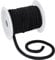 OLYCRAFT 11 Yards 8mm Soft Velvet Round Cord Black Velvet Cord String Velvet Ribbon Velvet Craft Thread Cord Trim with Spool for Choker Necklace Jewelry Making Sewing Accessories Christmas Wrapper