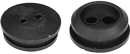 cyclingcolors 3666690039675 Divider Feed-Through, Black, Ø24mm 2 Löcher