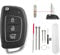 3 Buttons Kia Rio Picanto Ceed Car Key Fob Hyundai I10 I20 I30 IX35 I40 Santa Fe Tucson Key Shell with Pin Removal Tools