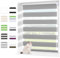 Wudomi Doppelrollo Klemmfix ohne Bohren Grau 90x220cm(BxH),Lichtdurchlässig und Verdunkelnd Duo Rollo,Klemmrollo Seitenzugrollo für Schlafzimmer, Badezimmer, Wohnzimmer Fenster und Tür
