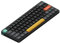 Nuphy Air60 v2 QMK/VIA Mechanical Keyboard, 60% Low Profile Wireless Keyboard, Bluetooth 5.1, 2.4GHz and USB-C, Compatible with Windows and Mac OS - Basalt Black Switch Wisteria