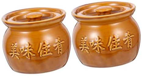 Zerodeko 2St Topf Zwiebelsuppenschalen Französische Zwiebelsuppe ofenfest für den einzug küche geräte Besteck antihaftbeschichtete Kochutensilien Suppentasse mit Deckel Vogelnest