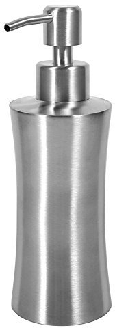 Distributeur Savon INOX,Tbest Bouteille De Liquide De Distributeur De Lotion De Pompe De Douche De Salle De Bains d'acier Inoxydable 304 (250Ml)