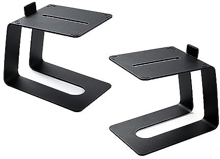 Metal Speaker Stand Studio Speakers Holder Optimizes Your Listening Space Shock-Absorbing Stand And Small Bookshelf Speakers