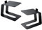 Metal Speaker Stand Studio Speakers Holder Optimizes Your Listening Space Shock-Absorbing Stand And Small Bookshelf Speakers