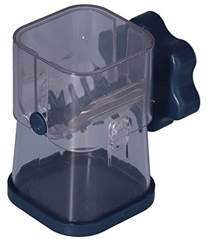 Nusszerkleinerer, Müheloses Handkurbelmahlwerk für Mandeln, Haselnüsse, Pekannüsse mit Spülmaschinenfestem Manuellem Design für Nüsse und Gewürze (Navy blau)