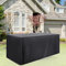 HYFBH Abdeckung Gartenmöbel Wasserdicht, 260x80x65cm/LxWxH Lounge Abdeckung Gartentisch Winterfest Abdeckplanen für Gartenmöbel 420D Oxford Winddicht Anti-UV Rechteckig Schutzhülle Gartenmöbel