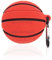 FUGUIZHU Cute Case Cover Kompatibel mit AirPods 1st&2nd,Weiches Silikon Lustige Cartoon-Schutzhülle, stoßfest und unterstützt drahtloses Aufladen mit Karabinerhaken-Basketball