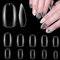 500 Pièces Faux Ongles Capsules Ovale Court en Acrylique pour Nail Art, LEA-SHALL 10 Tailles Capsules Ongles Petite Pointe French Français Manucure Transparente Clair Salons Professionnelle