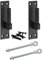 16mm Black Hook on Plate with 16mm x 150mm Adjustable Eye – Heavy-Duty Gate & Door Fitting – Rust-Resistant for Sheds, Stables & Farm Gates