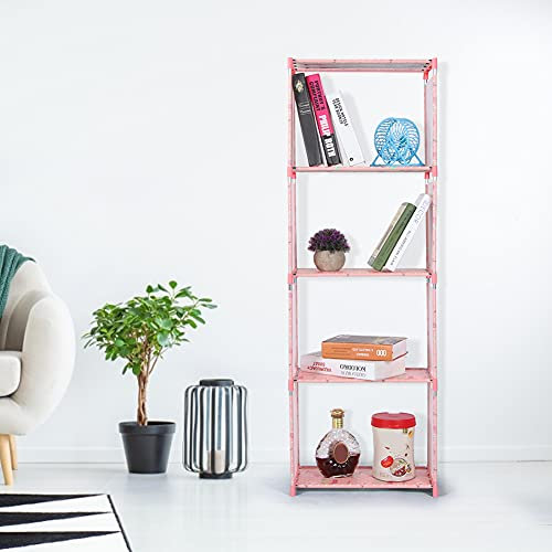 Buchregal, Leiter -Bücherregal Stand Shelf 4 Layers Storage Bookshelf, Große Kapazitätsbuchhandelregal, Stehbuchregal mit Starker Lagerkapazität Zum Lernen, Leben (#3)