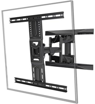 FBXRXZFPJ Soporte de Montaje en Pared for TV de 45 a 75 Pulgadas, Soporte de Monitor LCD LED de Panel MÁX. Distancia Entre Agujeros: 600 x 400 mm. Capacidad de Carga: 45,5 kg.
