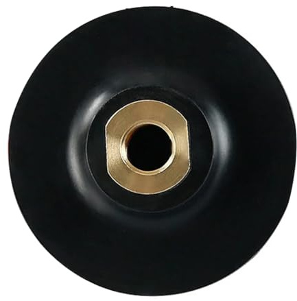 Padivine Gummi-Trägerteller, Polier- und Schleifscheibenhalter für Winkelschleifer M10, Selbstklebendes Schleif-Trägerteller, 4, Langlebig