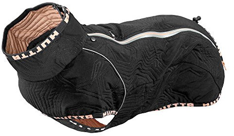 Hurtta Hundemantel, gepolstert, lässig, Quilted, Schwarz, Größe 4