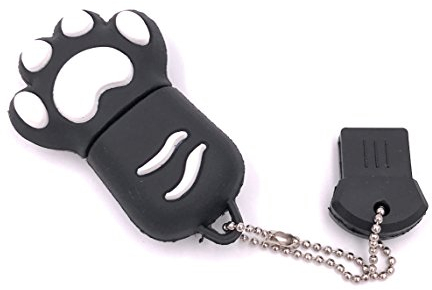 H-Customs Katzenpfote Katze USB Stick 8GB 16GB 32GB USB 3.0/32 GB