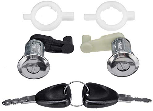 MOMOALA Sinistra E Destra Auto Serratura Cilindro Barile W/2 Chiave per Renault Megane Scenic Clio Master