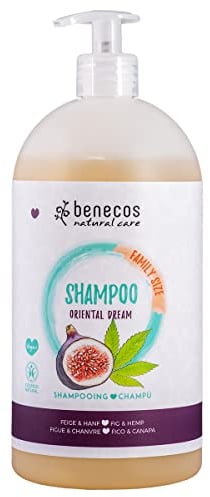 benecos Naturkosmetik Shampoo – plastiksparende FAMILY SIZE Feige & Hanf - vegan