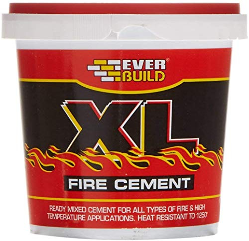 6 x EVERBUILD 1kg XL FIRE CEMENT Heat Resistant upto 1250 Degrees