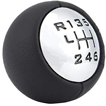 KIMISS Pomo de palanca de cambios de 6 velocidades, para 307 308 3008 407 5008 807 y Citroën C3 C4 C8, diseño ergonómico, cabeza de cambio precisa