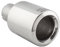 Auspuffblende Endrohr 100mm Edelstahl poliert für 50mm Anschluß rund Absorber (Passend für Anschluß 55mm)
