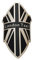 Gepinke MTB Bike Head Badge Decals Stickers BMX Faltbarer Fahrradrahmen Aufkleber (London (Mi Word))