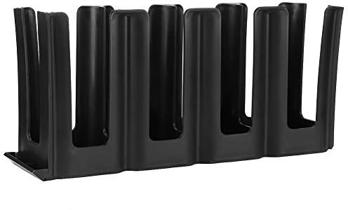 Portavasos, Dispensador de Vasos, Organizador de Vasos de Papel para Llevar, Portavasos para Mostrador de Bar, Portavasos de Exhibición Desechable (Portavasos Recto de Cuatro Compartimentos)