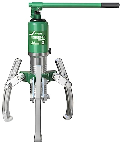 BASICM Estrattore per Cuscinetti Idraulici Integrale da 5 Tonnellate 2 O 3 Ganasce Pressa Idraulica Manuale Separatore per Estrazione di Ingranaggi A Puleggia Idraulica, Design A Doppio Foro