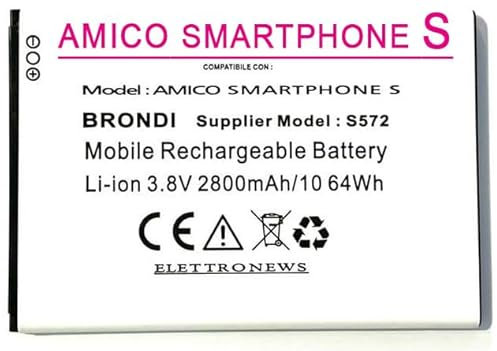 Batteria per Brondi amico smarphone S Cod. S572