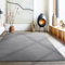Carpetsale24 Teppich Wohnzimmer Einfarbig Moderne Design Grau 160 x 230 cm - Rutschfest Kurzflor für Schlafzimmer Extra Weich und Flauschig - Waschbar Esszimmer Küche
