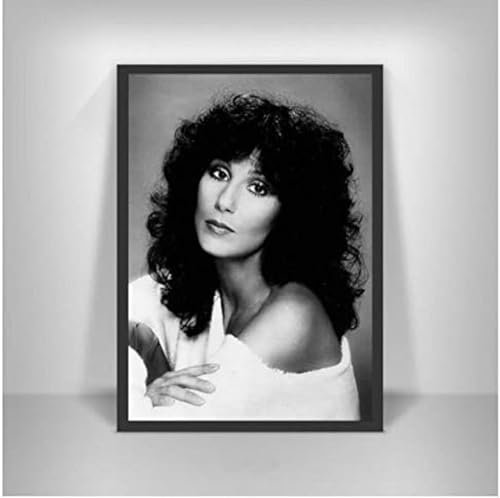 Poster Cher Poster, Musik, Sänger, Poster, Foto, Porträt, Bilder, Leinwand, Malerei, Wandkunst, Poster Und Drucke, Heimdekoration 50X70Cm Kein Rahmen