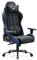 Diablo X-One 2.0 Gaming Stuhl, Bürostuhl, Schreibtischstuhl | Stoff, Verstellbare Armlehnen, Wippfunktion, Ergonomisch, Belastbar bis 150 kg | Kopfstütze, Lendenwirbelstütze | Normal (L) Blau-Schwarz