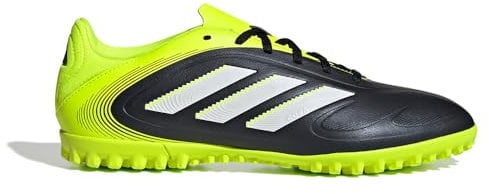 adidas Unisex COPA Pure III Club Turf Football Boots, core Black/FTWR White/Lucid Lemon, 10 UK