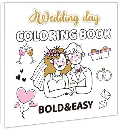 Hochzeits-Bücher für Kinder, Aktivitätenbuch zum Ausmalen, 40 Seiten, Hochzeitsspiele, Gastgeschenke, Empfang für Kinder ab 4 Jahren, 40 Seiten