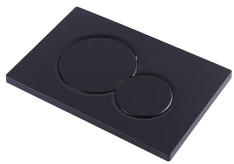 Dual Flush Plate for Geberit Sigma01 Chrome Finish Black Flush Button Panel for Hidden Water Tank ABS Switch Toilet Accessories Improve Bathroom Decor and Functionality