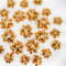 24er Geschenkschleifen Papier Gold Set(8xØ8.5cm,16xØ6,35 cm),Selbstklebend Geschenk-Schleifen Geschenkedekoration Geschenkrosetten für Geschenkverpackung Weihnachten Geburtstag