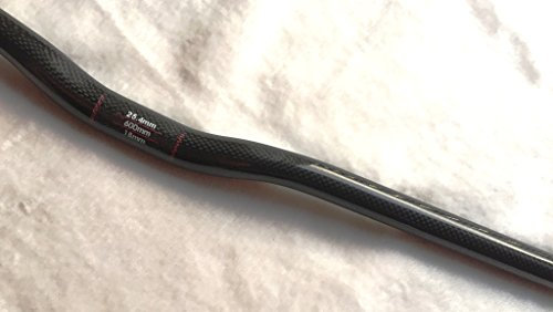 Voll Carbonlenker Riser MTB Lenker 25,4mm 580-700mm ca.120 g Neu (640 mm)