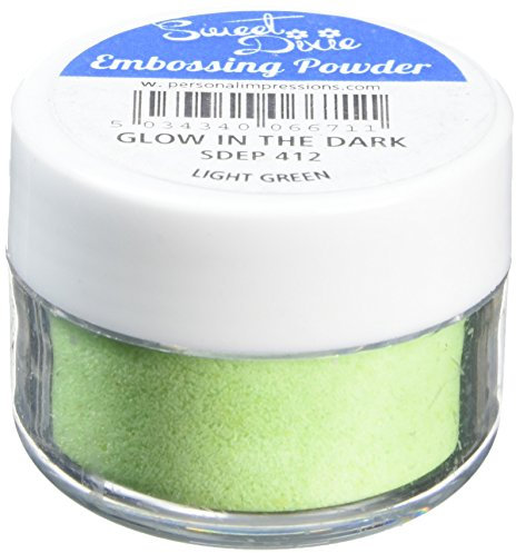 Sweet Dixie Praegepuder Leuchte im Dunklen-HellGrün, Synthetisches Material, Grün, 4 x 4 x 3 cm
