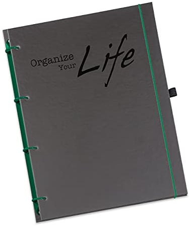 flexiNotes ORGANIZER A5 2024, Typ: OYL, Wochenkalender Basic (Ring L, Dunkelgrün)
