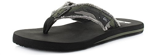 Quiksilver Men's Monkey Abyss Sandal, Green/Brown/Black, 10 UK