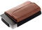 Jaimie Jacobs Minimalist Wallet Nano Boy Pocket Mini Geldbörse aus Textil mit Zugband schmaler Kartenhalter für Herren und Damen (Dunkelbraun)