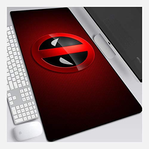 Mouse Mat Deadpool 900X400mm Mouse Pad,Perfect precision and speed Gaming Mouse Mat with 3mm-Thick Base,for notebooks, PC, T