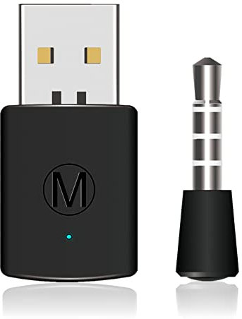 USB Bluetooth Adapter Dongle for PS4, Wireless Bluetooth Adapter Dongle Receiver&Transmitter Fit for Playstation PS4