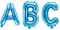 Generique - Buchstabenballon auswählbar Folienballon blau 35 cm