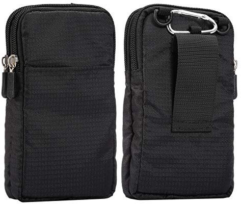 Handy Umhängetasche Herren - Universal Gürteltasche Klein Mit Geldbörse, Schultertasche Reißverschluss Bügel Crossbody Phone Bag für iPhone 12 Pro Max 11 XR XS 8 7