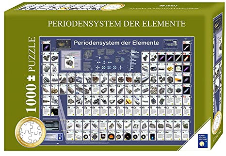 Close Up Periodensystem der Elemente Puzzle, 1000 Teile, deutsch - Planet Posters